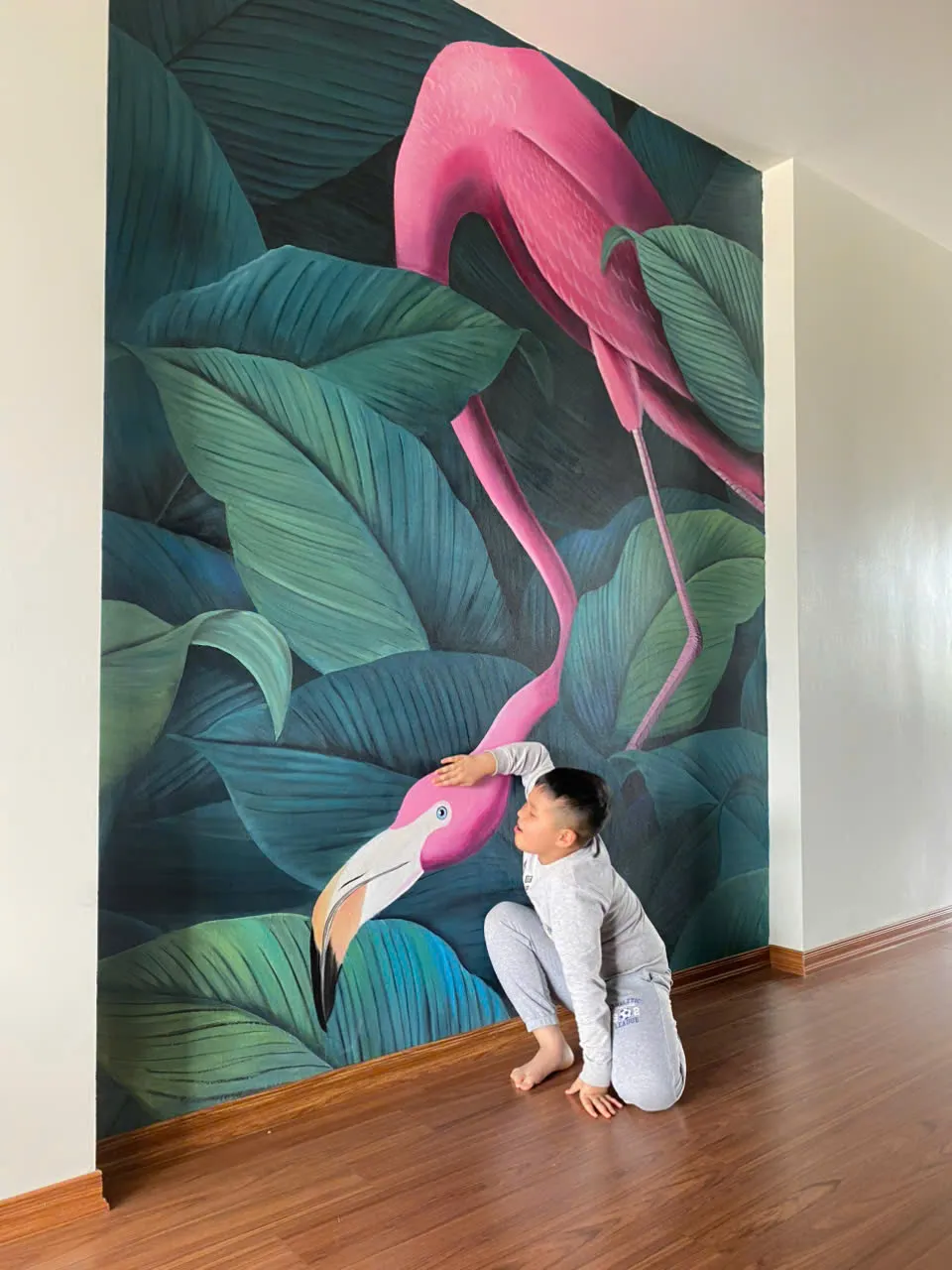 Vẽ tranh tường phòng bé độ tuổi 0-4